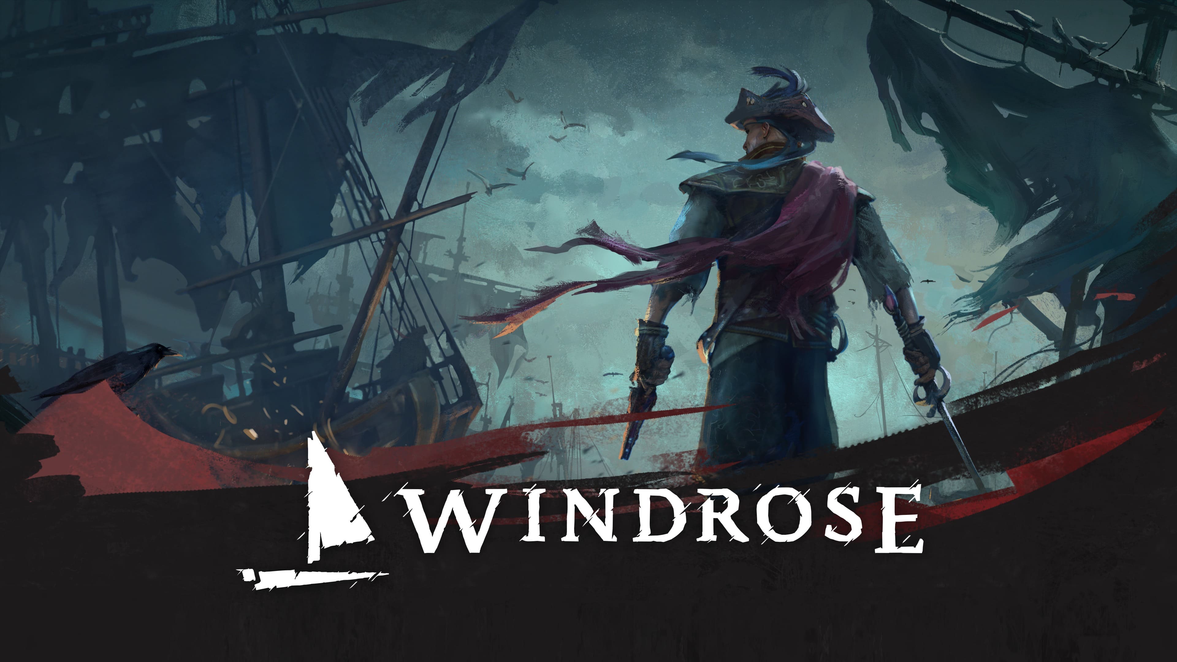 Windrose early-game coastline and camp atmosphere